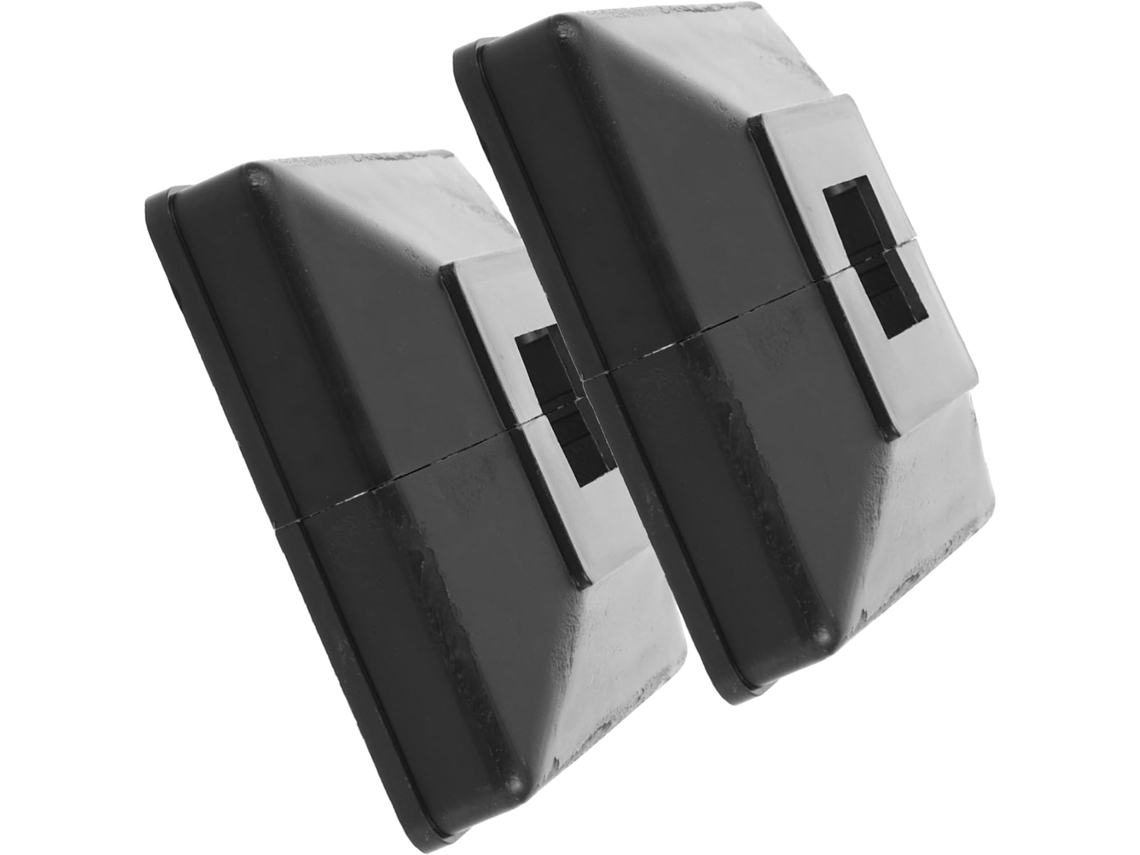 Conjunto De 2 Peças Revestimento Decorativo Modular Em Plástico Para Corrimão Escadas E Varandas Proteção Durável Fácil