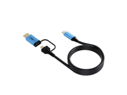Cabo Adaptador (type C Para Type-c, Type C Para Hd2.0) 1,8m Suporta Transmissão De Alta Velocidade 4k/60hz