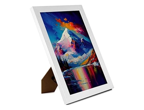 Cho Oyú NACNIC Post Em Estilo De Pintura A Óleo Ilustrações De Monumentos E Cidades Em Estilo Fotográfico Em Cores A4 Quadros Brancos