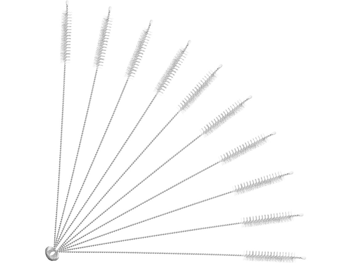Conjunto De 10 Escovas Nylon Para Limpeza Tubos Ventilação E Drenagem Yarnow, Ferramenta Versátil E Durável Para Limpeza