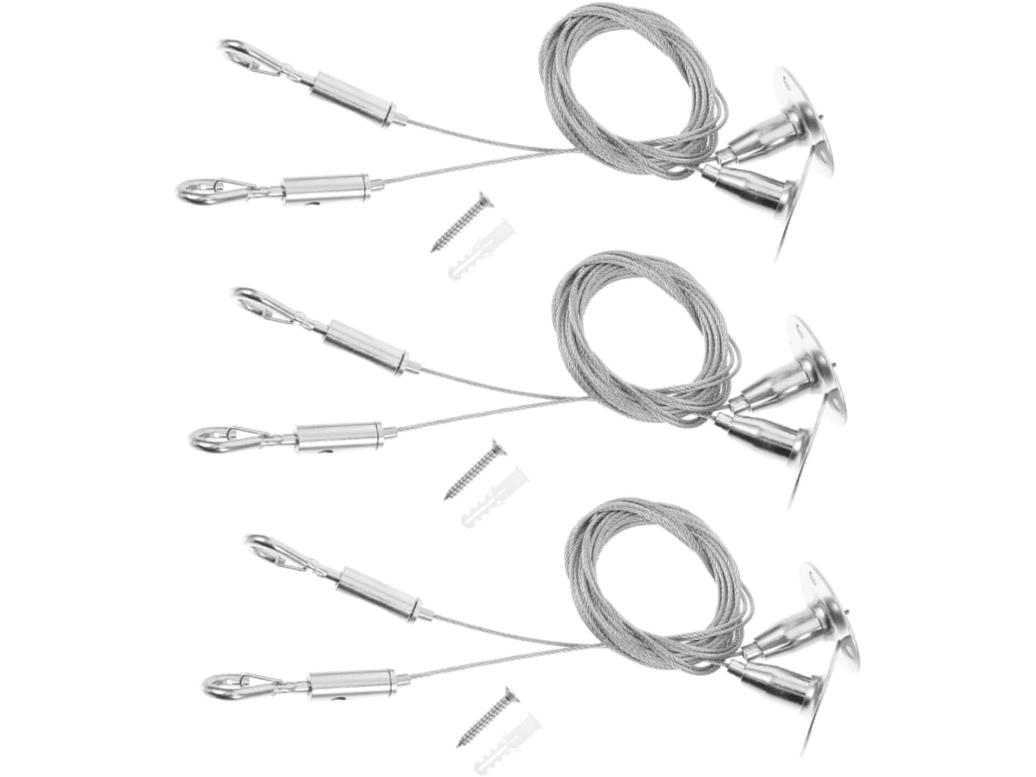 Conjunto De 6 Peças De Corda De Iluminação Ajustável Para Luzes De Cultivo, Filtro De Ventilador, Po Gokoco