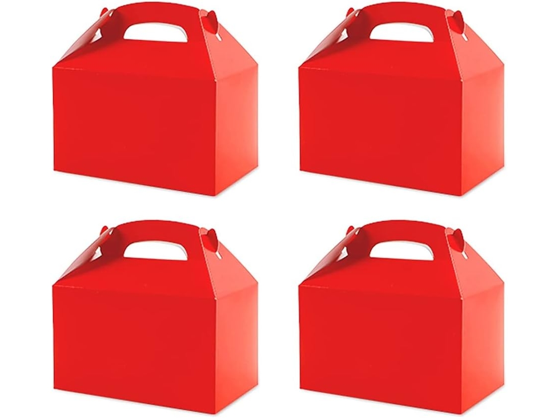Conjunto De 50 Caixas De Presente Brancas Para Festas, Ideais Para Doces, Lanches E Presentes, Com A Gokoco