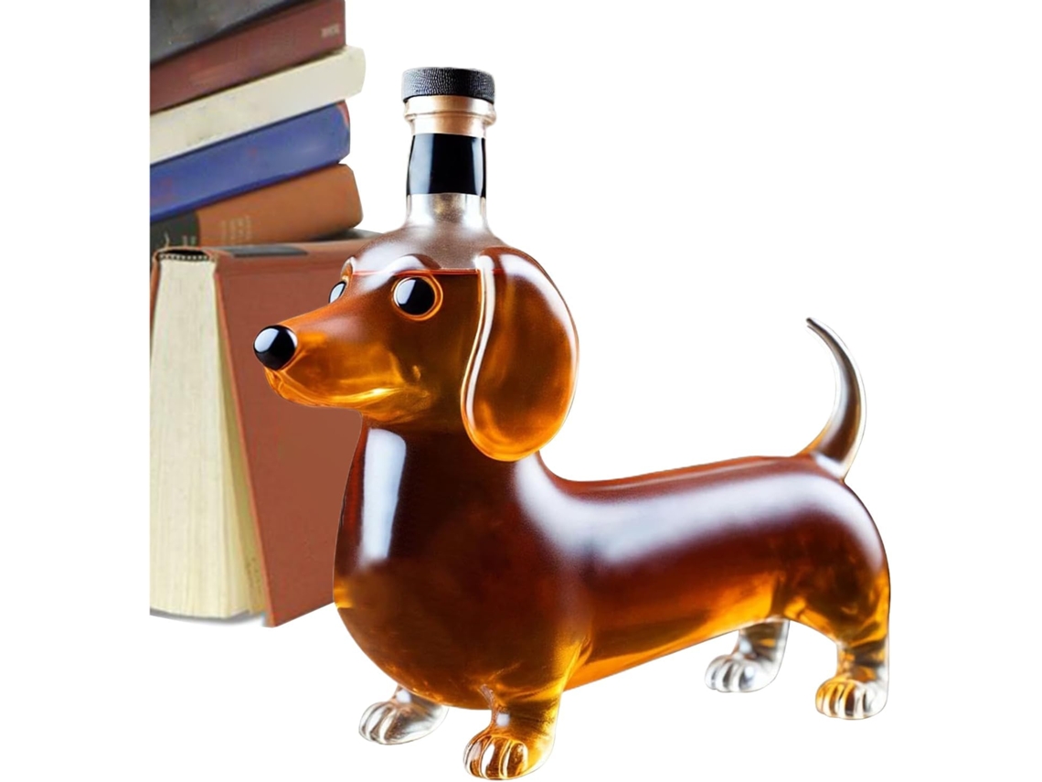 Garrafa De Uísque De Vidro, Recipiente Para Vinho, Dispensador, Prateleira