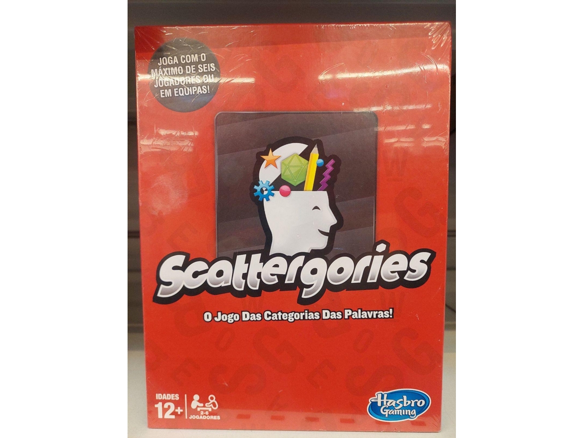 Jogo Educativo HASBRO Scattergories (Outlet Caixa Aberta - Idade Mínima: 12 Anos)