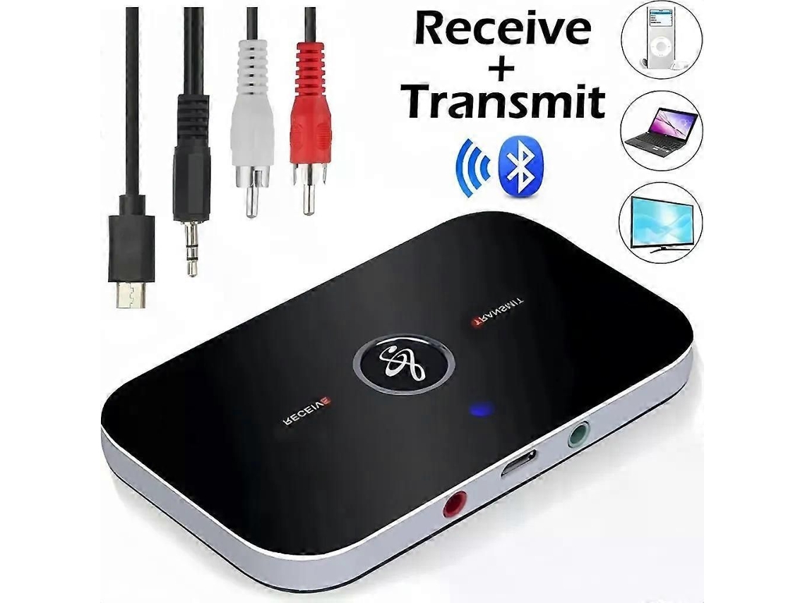 Transmissor E Receptor Bluetooth 2 Em 1, Adaptador Transmissor De Áudio Auxiliar Sem Fio De 3,5 Mm