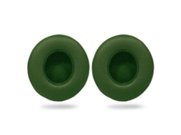 Set De Almofadas Zruxe Para Beats Solo3/solo2 On-ear Verde (espuma De Memória, Pele Ecológica)