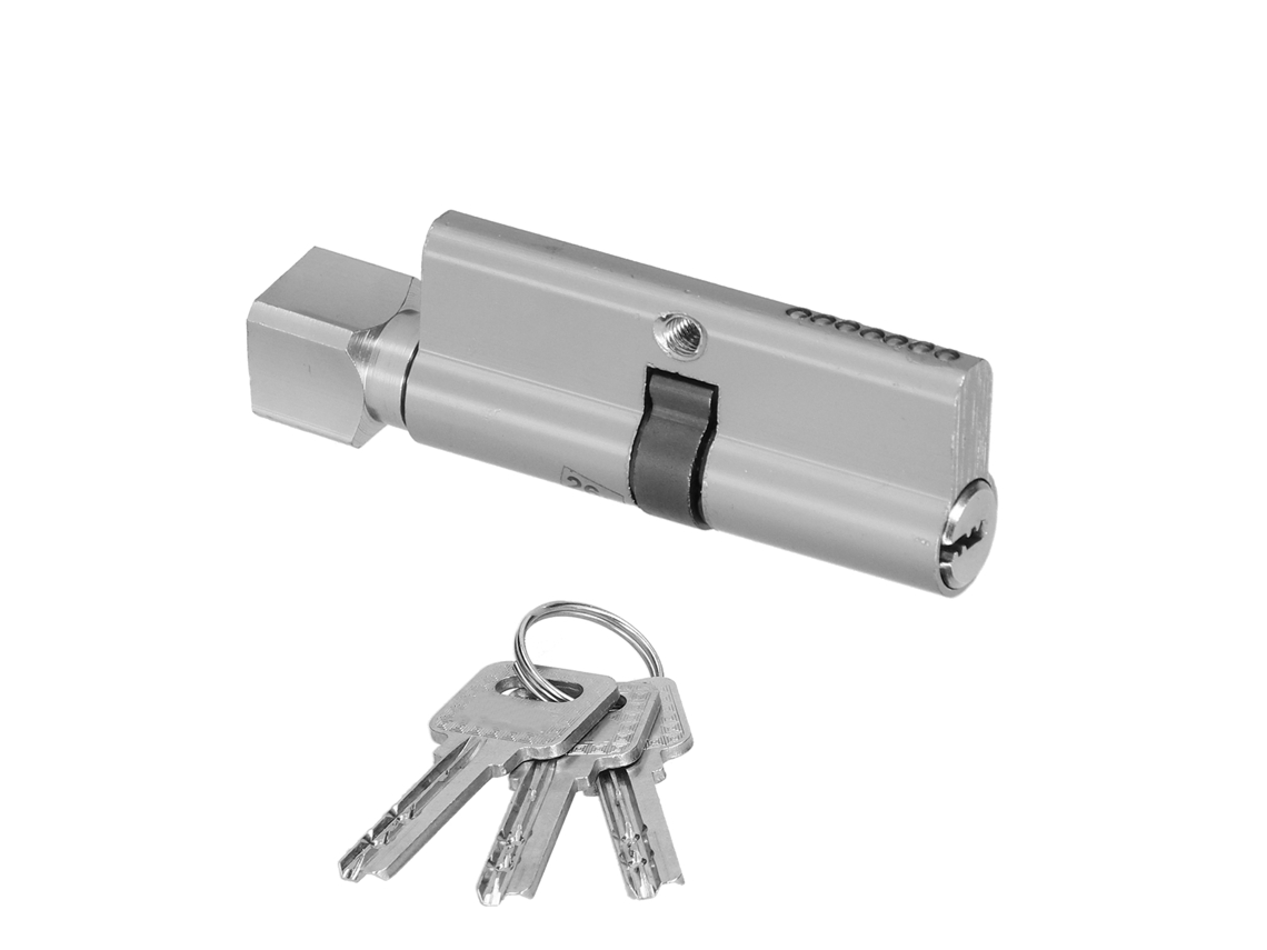 Cilindro Cross-Fit para Porta Interna (Material Feito de Liga de Alumínio e Ferro, Adequado para Segurança de Quartos Internos)