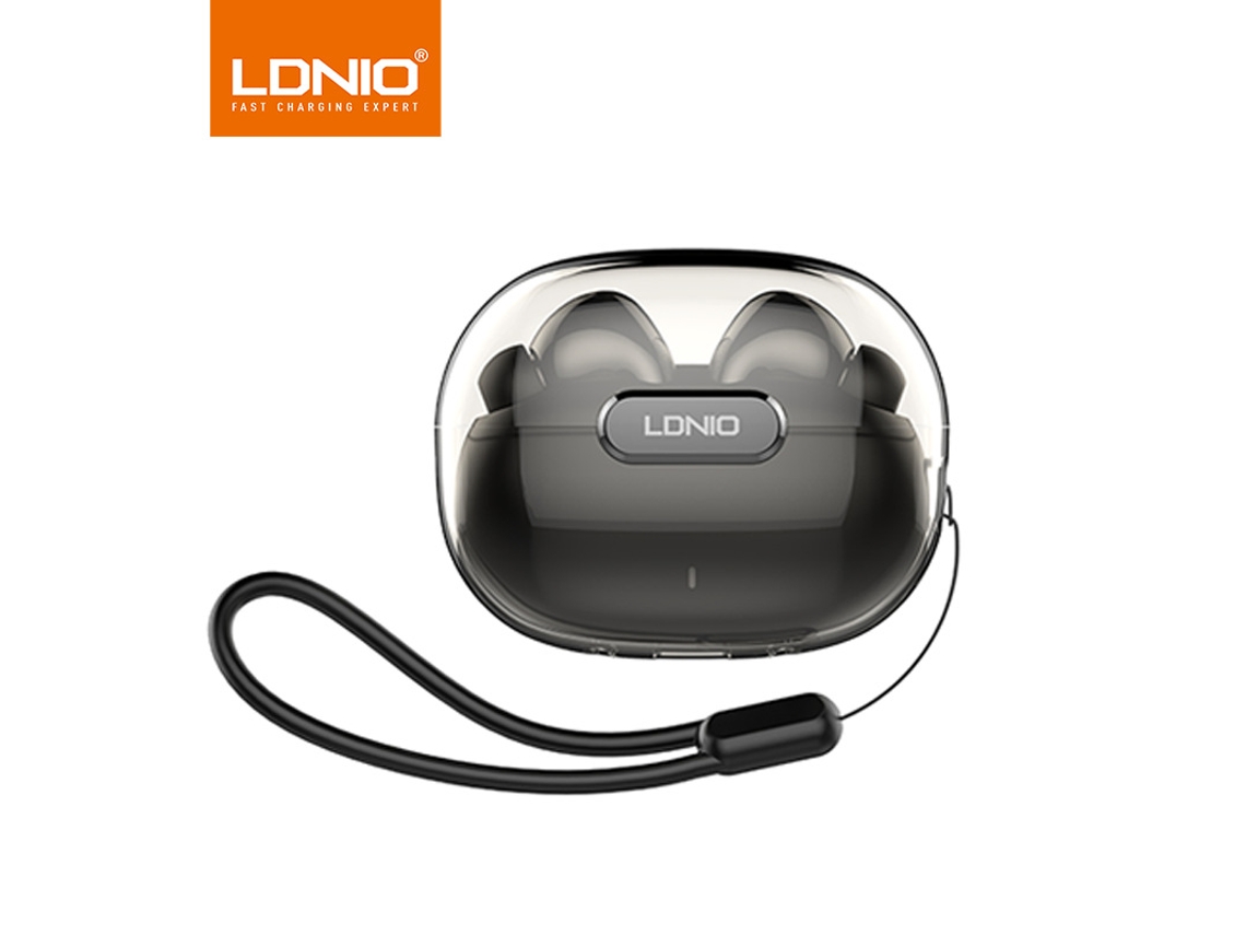 Fone de ouvido Bluetooth 5.3 HiFi estéreo intra auricular com display digital e bateria de longa duração CHABERLU