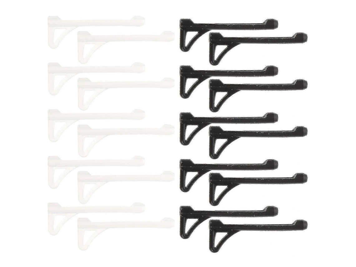 10 Pares de Ganchos Silicone Antiderrapantes para Óculos Alças Confortáveis ​​para Estilos Vida Ativos GOKOCO