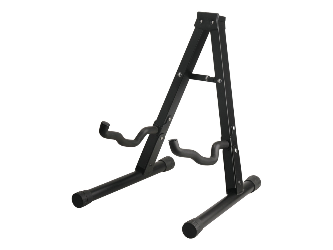 Lurelia Suporte Para Guitarra De Ferro Dobrável Para Guitarra E Baixo Preto