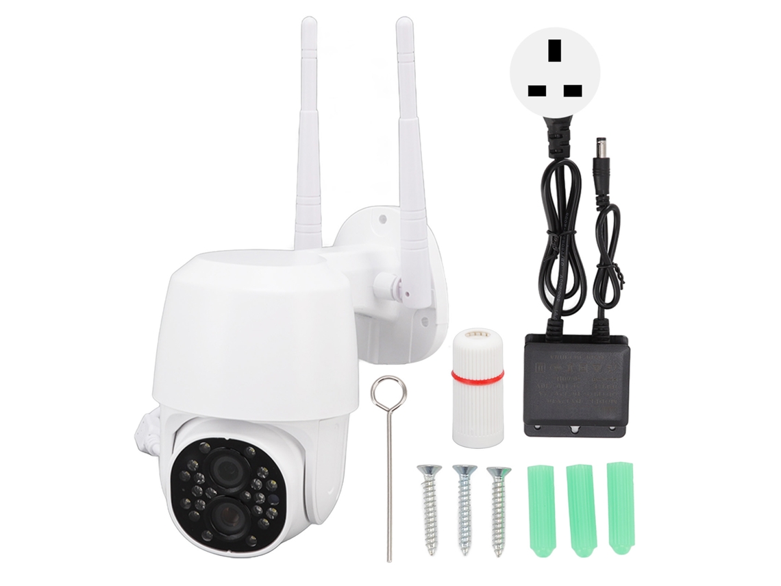 Câmera Ptz Wifi Externa, Zoom 15x, Função De Visão Noturna