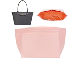 Bolsa Organizadora com Prateleira BRILVIBERA rosa, portátil, 26 cm