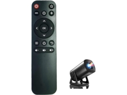 Control Remoto Compatible Con El Miniproyector Clokowe T800, Proyector Doméstico Negro Slwomoose