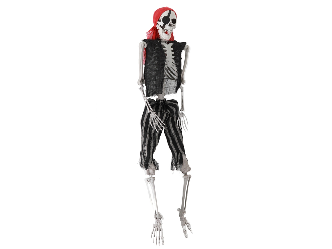 Esqueletos De Halloween Para Decoração De Halloween 165cm, Plástico, 39x17x165cm, Articulações Móveis, Aumenta A Sensação De Imersão