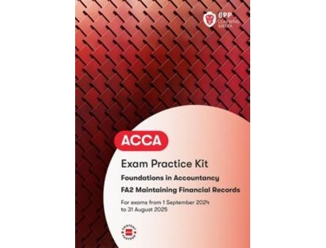 Livro Fia Maintaining Financial Records Fa2 De Bpp Learning Media (inglês)