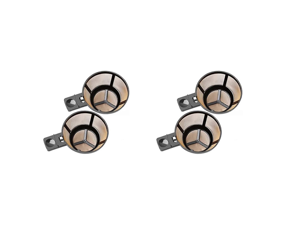 Conjunto De 4 Filtros Café Reutilizáveis ​​para Cafeteiras Hamilton Beach 2 Vias, Modelos 49980a, 49980z, 47650 E 49933.