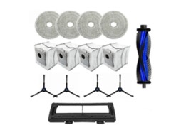 14pcs Main Side Brush Hepa Filter Mop Cloth Replacement For Mini Vacuum Cleaner Parts