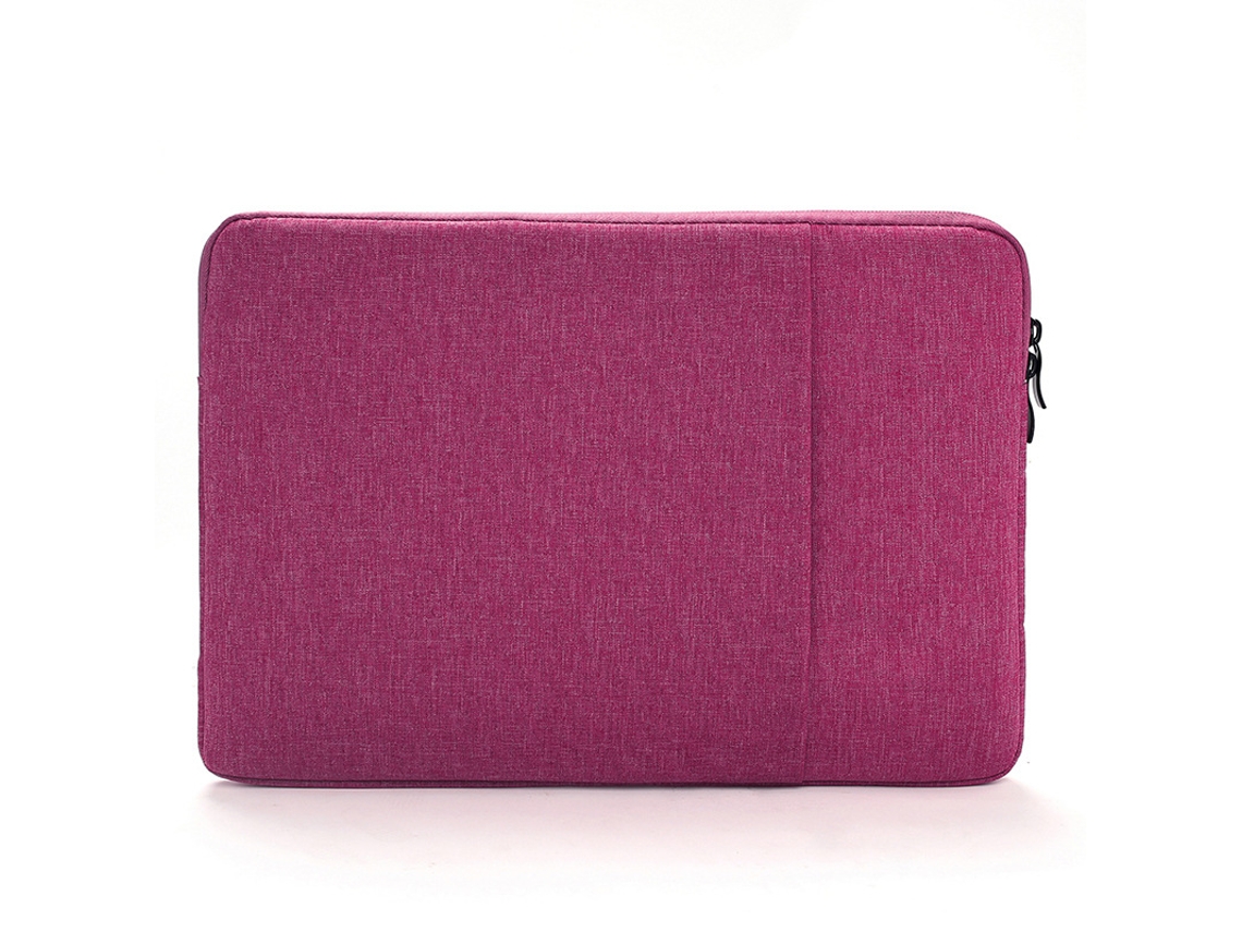 Bolsa Para Portátil Czhhmart Impermeável Com Forro Aveludado, Compatível Com Notebooks De 11 Polegadas Rosa Vermelha