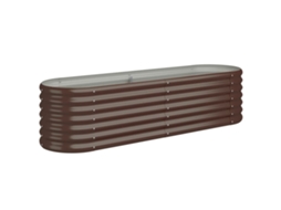 Garden Raised Bed, Garden Raised Beds Vidaxl Marrom Aço (152 X 40 X 36 Cm)