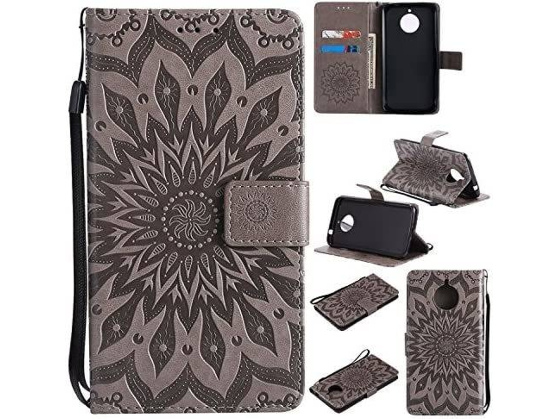 Capa Motorola Moto E4 Plus HONGWE. Cinzento