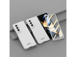 Capa flip ultra fina YURU para Samsung Galaxy Z Fold4, prata