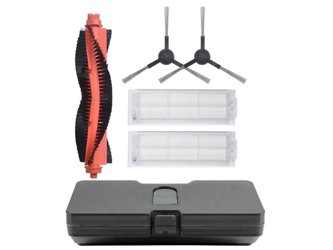 Para xiaomi mijia varrendo esfregar robô aspirador de pó styj02ym peça de reposição escova lateral filtro hepa escova principal tanque água