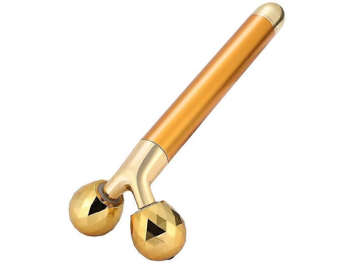 Rodillo Masajeador Facial, 24k Facial Golden Pulse Roller 3d Elétrico GOKOCO