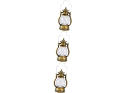 Conjunto De 3 Lâmpadas Portáteis Em Formato De Cavalo Para Árvore De Natal, Luminárias De Metal Com Efeito Piscante Conjunto De 3 Lâmpa Gokoco