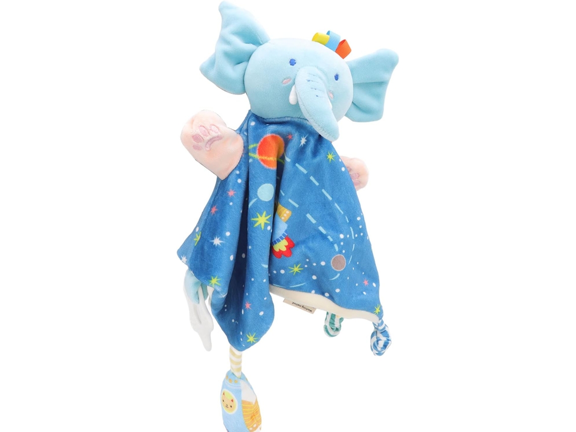 Cobertor de Segurança Adorável em Formato de Elefante, Brinquedo de Pelúcia Macio para Bebês, Melhora o Bem estar. SFUSHOS