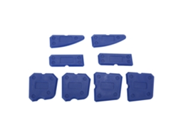 Kit De 8 Peças De Ferramentas De Calafeteamento Raspsilicona Cimento Vidro Para Selante Grout Acabamento Selado