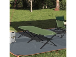Vidaxl Cama De Camping Dobrável Verde 210 X 80 X 46 Cm Tecido Oxford