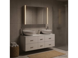 Vidaxl Conjunto De Móveis Para Banheiro 4 Unid. Branco