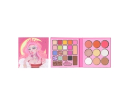Paleta De Sombras De Olhos Com 30 Cores Multifuncional Para Maquiagem Feminina - Portátil E Segura