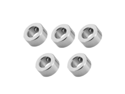 5 Peças Colar De Bloqueio Para Eixo 8mm Anel De Bloqueio Para Porca De Avanço Ferro Niquelado Para Impressora 3d