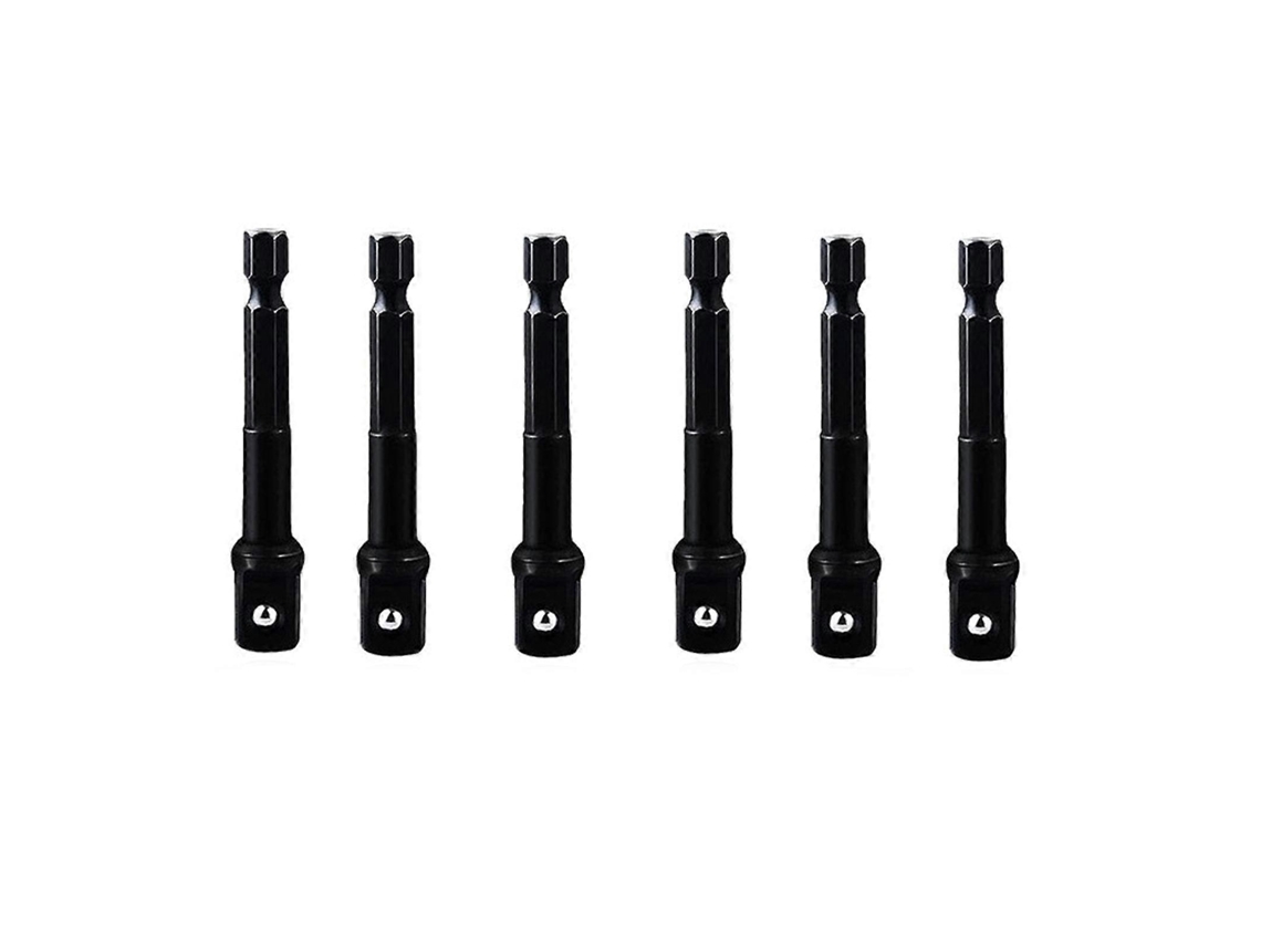 Conjunto De Soquetes De Impacto Com Extensão Para Furadeira, Adaptador Para Soquete Quadrado E Adaptador Para Soquete Hexagonal De Impacto Hengjian