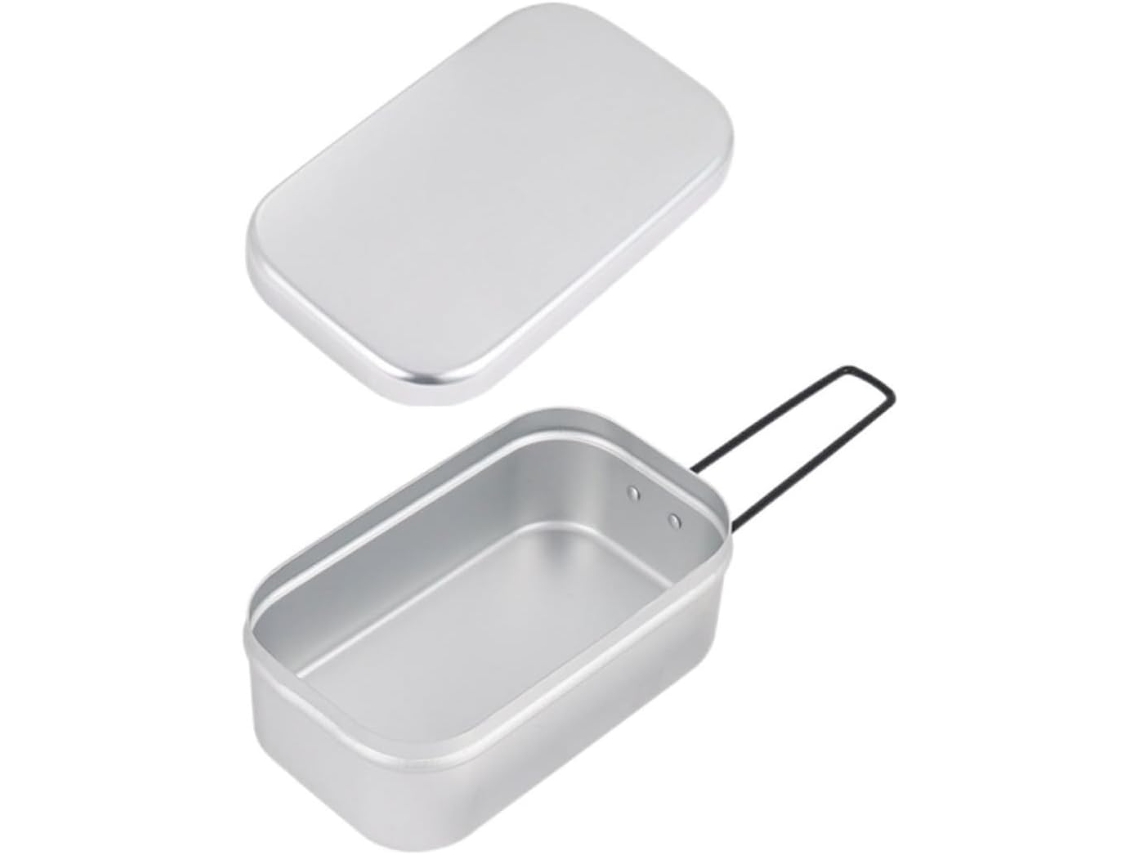 Marmita Portátil De Alumínio Para Bento, 800ml, Segura Para Frutas E Arroz