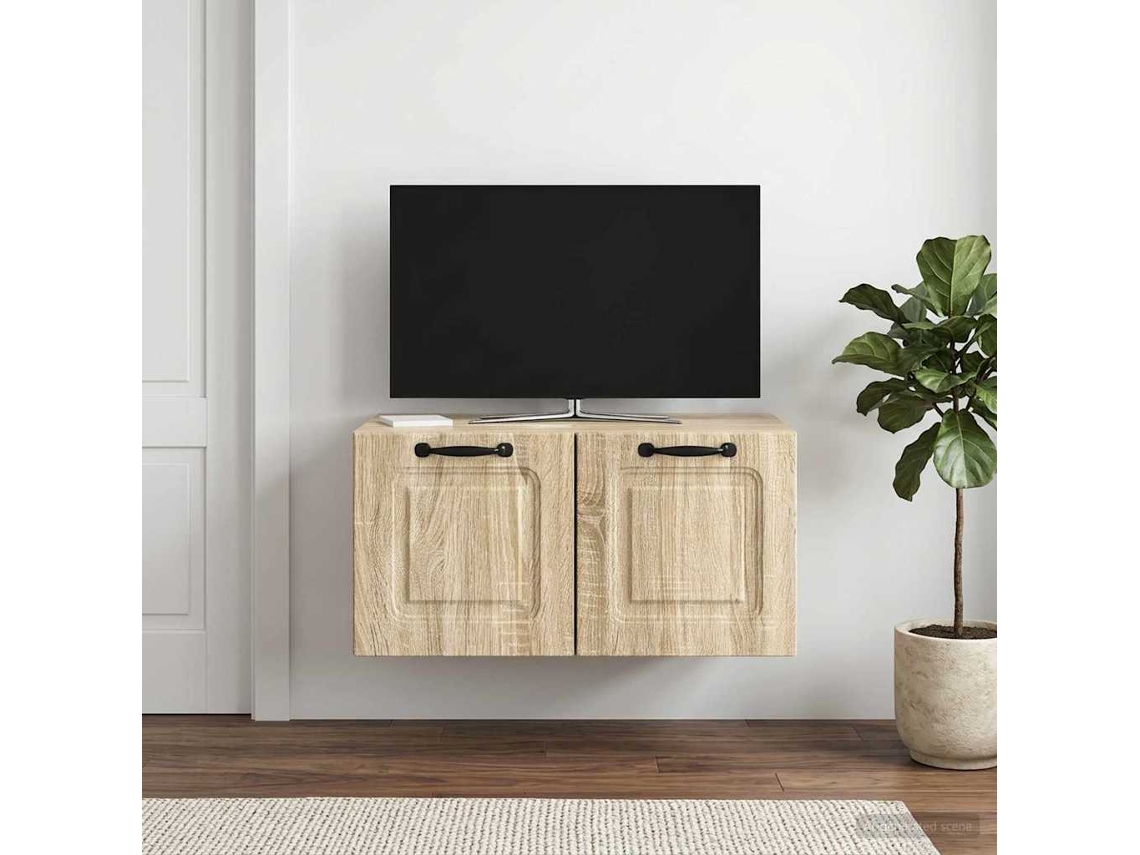 Vidaxl Gabinete De Tv De Parede Carvalho Sonoma 59,5 X 41 X 30 Cm