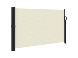 Retractable Side Awning, Retractable Side Awnings Vidaxl Creme Poliéster (117 X 300 Cm)