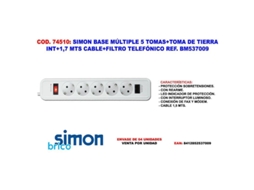 Cabo Finstock Multiple Base 5 Tomasttint 1,7m BM537009 Simon
