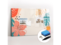 Quadro Magnético Decorativo Plantas Havaianas Para A Cozinha Espelharte (60x40 Cm)