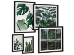 Conjunto De Pinturas Inspirações Vegetais Dos Trópicos Espelharte (5 Peças)