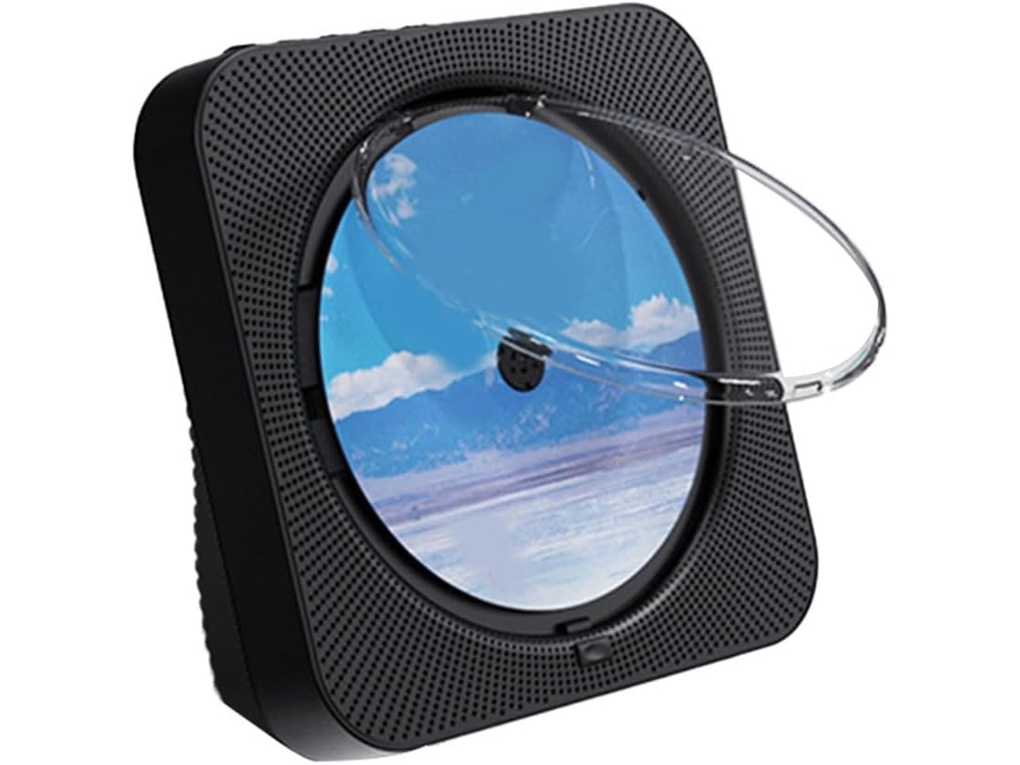 Leitor de Cd Portátil 718 Bluetooth, Alto falantes Duplos, Rádio Fm, Usb, Modo SFUSHOS