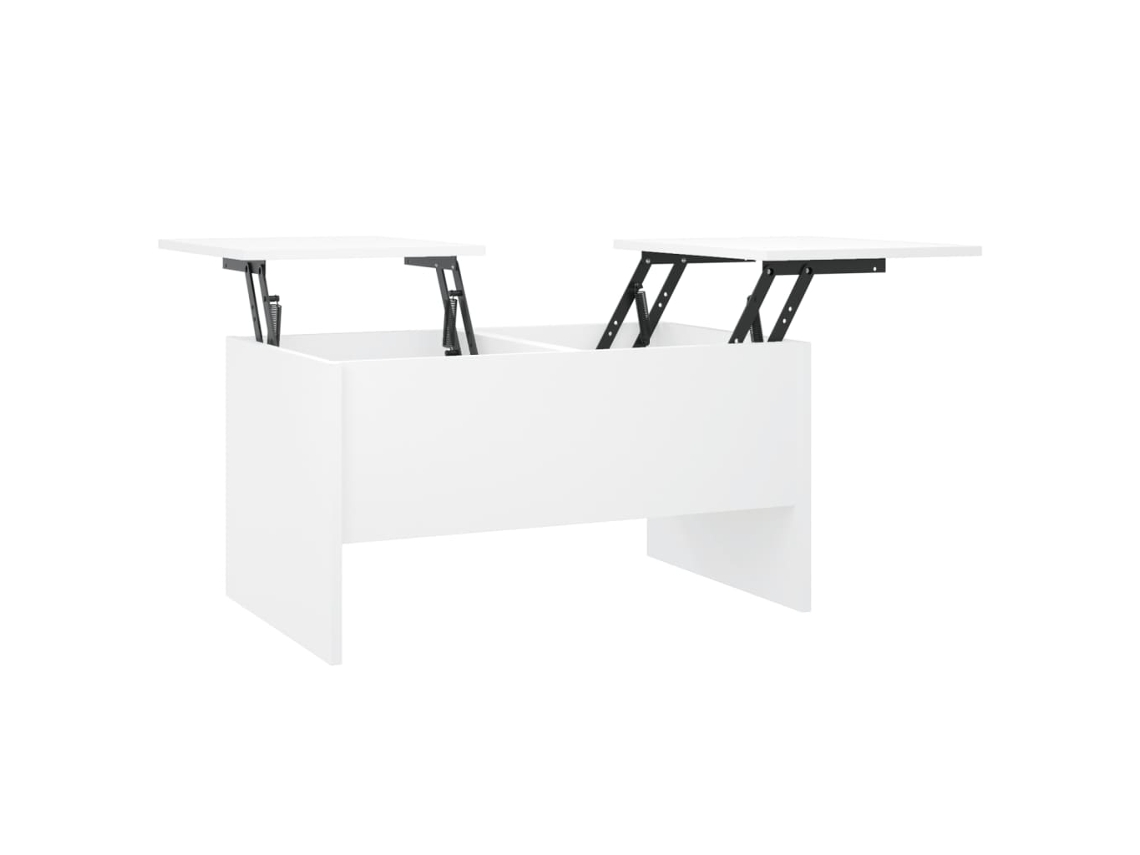 Coffee Table, Coffee Tables Vidaxl Branco Madeira Processada (80 X 50 X 42.5 Cm)