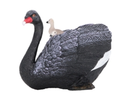 Mali 2pcs Figurinha Ave Doméstica Modelo Animal Educativo Decoração Cisne Brinquedo Infantil Pl127 1593