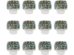 Puxadores E Maçanetas Quadradas Para Armários De Cozinha, Conjunto De 12 Peças Com Desenhos Urso, Veado, Raposa, Coelho