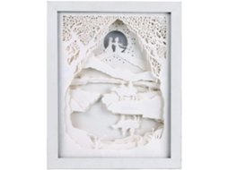 Luminária De Leitura Led, Luminária De Cabeceira Led 3d Estéreo, Escultura Em Papel Criativa, Artesanato Em Papel