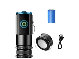 Lanterna Led, Recarregável, À Prova D'água, B