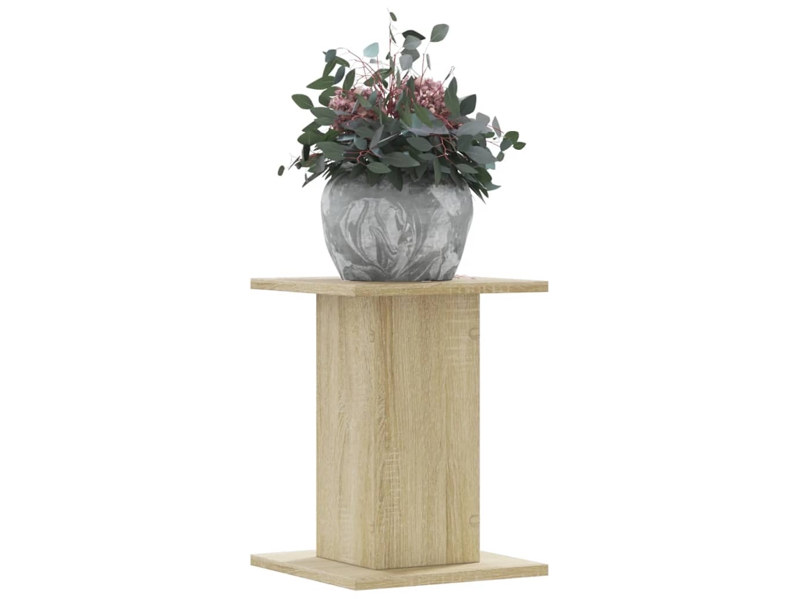 Vidaxl Suportes P/ Plantas 2 Pcs 30x30x40 Cm Derivados Madeira