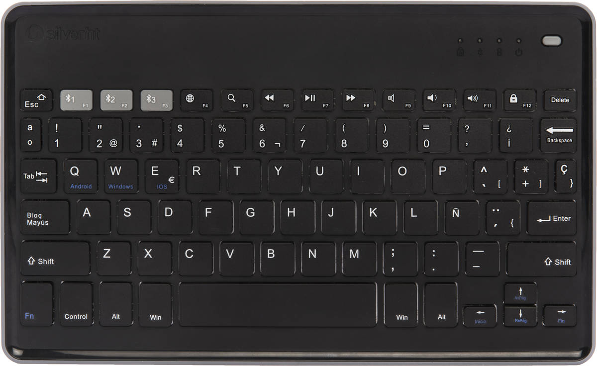 Teclado SILVERHT 19368 (Wireless - Idioma Português)