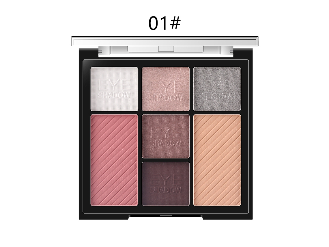 Paleta De Maquiagem Com Sombra De Olhos, Blush E Contorno - Textura Fina E Duradoura - Miss Rose